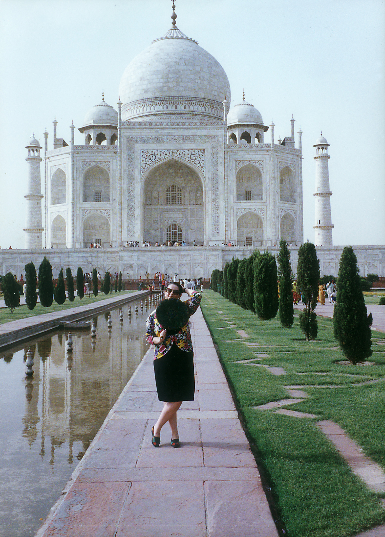 În faţa sublimului Taj Mahal