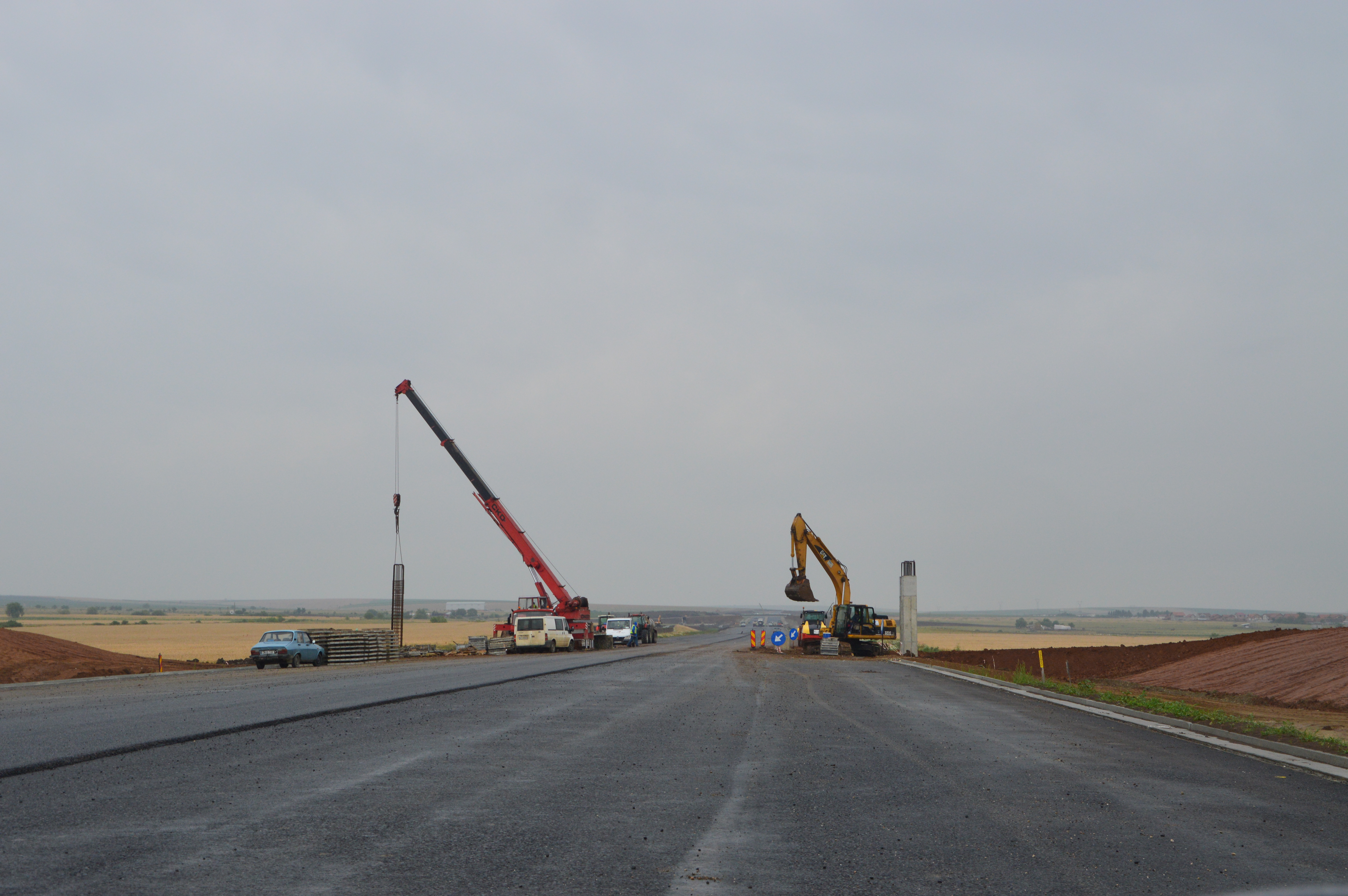 autostrada, lucrari, lotul 2 al A1 Timisoara-Lugoj, Overpas nou km 60,40 in zona Recas-Marius Popovici
