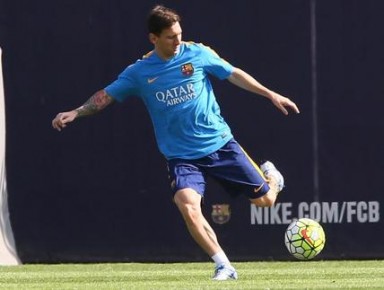 Messi a revenit la antrenamentele Barcelonei