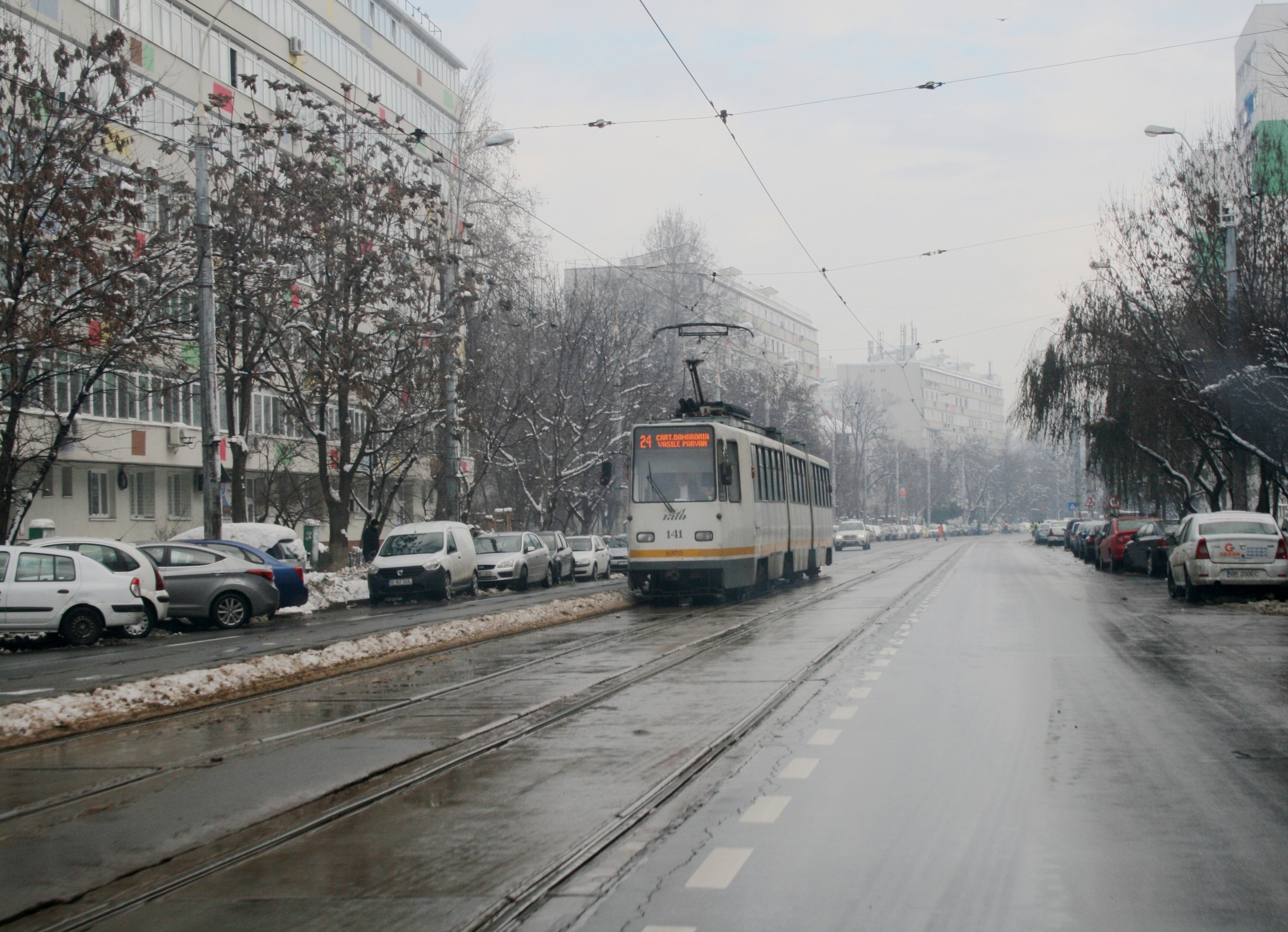 tramvai, zapada, iarna 130-Jean-Mihai PALSU