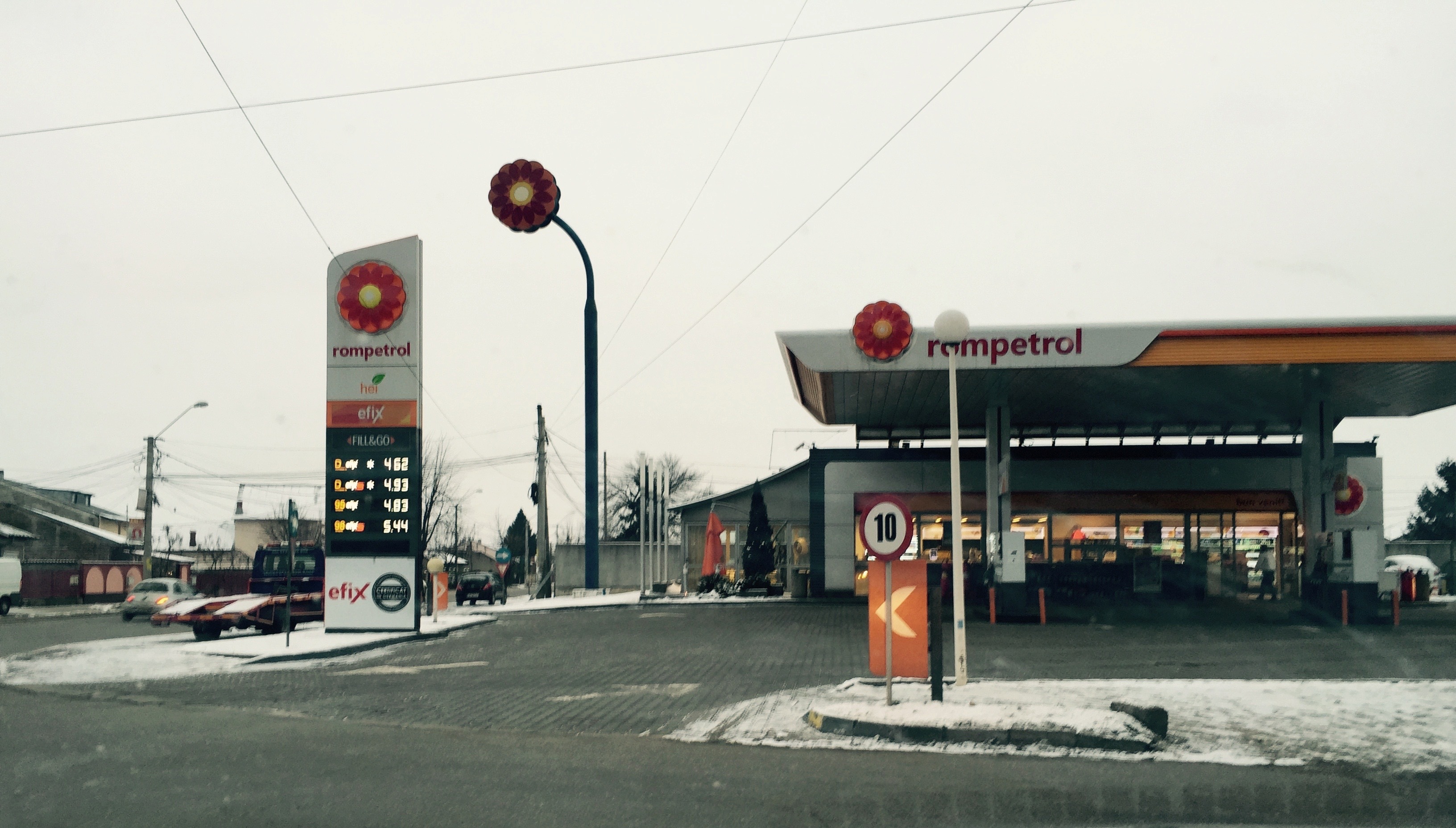 benzinarie, carburant, iarna, zapada, rompetrol-Jean-Mihai Palsu
