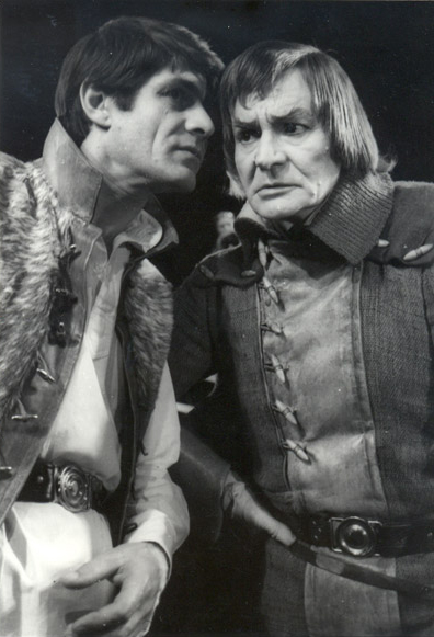 Radu Beligan și George Motoi în "Richard III"