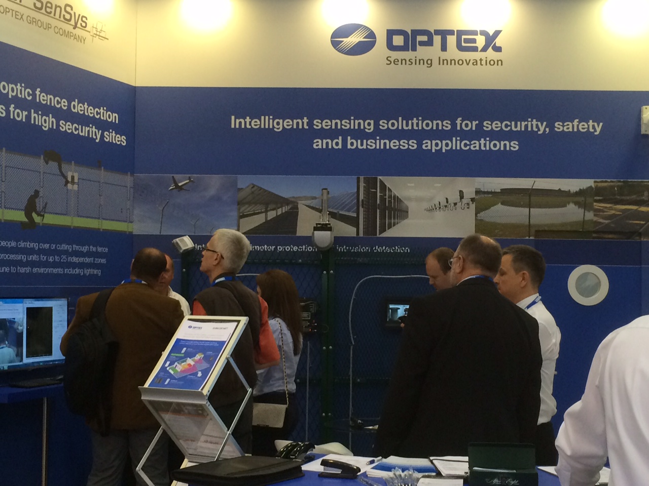OPTEX Stand at IFSEC