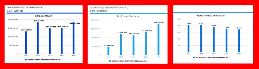 Date financiare DELPHI DIESEL SYSTEMS ROMANIA SRL